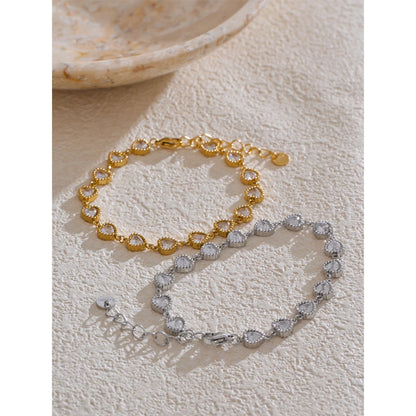 Complete the Look: Gold Heart Bracelet